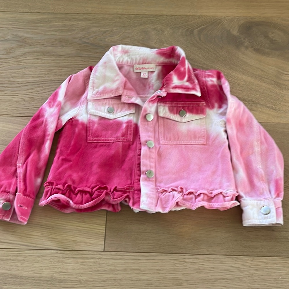 Design History tie dye Jean jacket